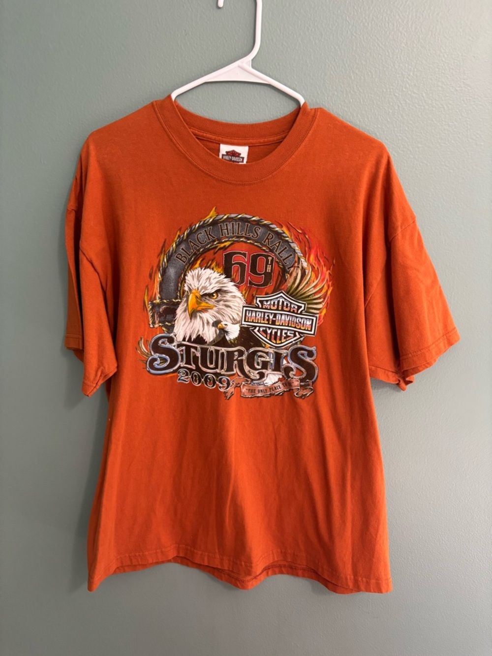 Harley-Davidson Orange Kids Sturgis Eagle Graphic Tee